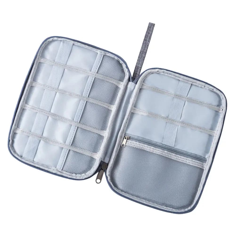 Waterproof Travel Electronic Organizer Bag Cable Storage Pouch Digital Accessories Case for Power Bank Earphones USB Cables