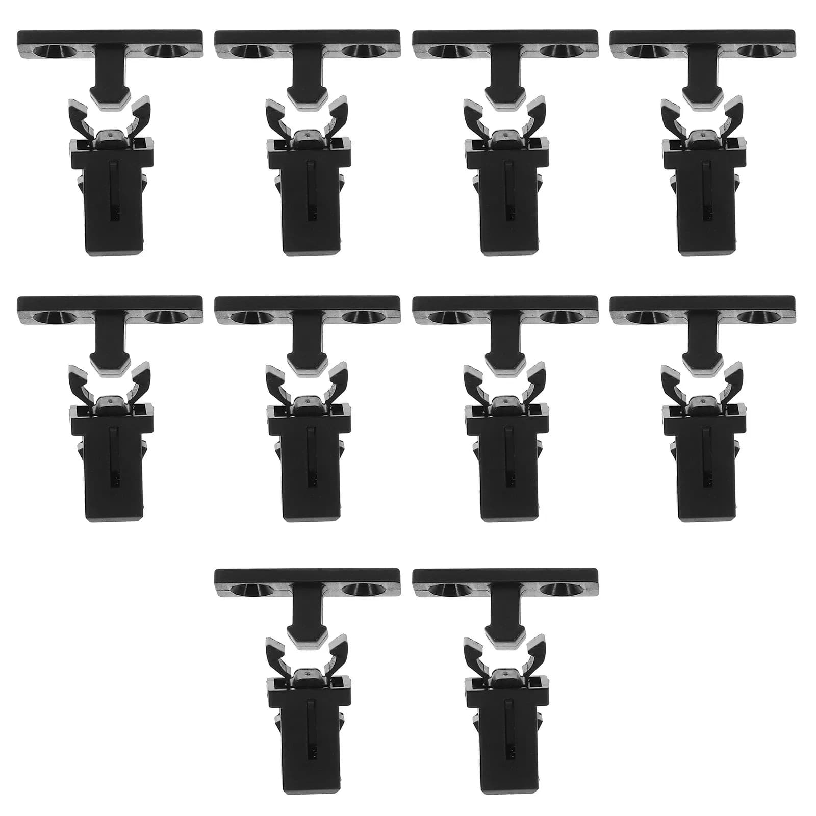 10 Set Chiusure a Pressione per Coperchi, Fermi per Coperchi di Bidoni della Spazzatura, Accessori per Contenitori Rifiuti, Chiusure a Spinta per Porte