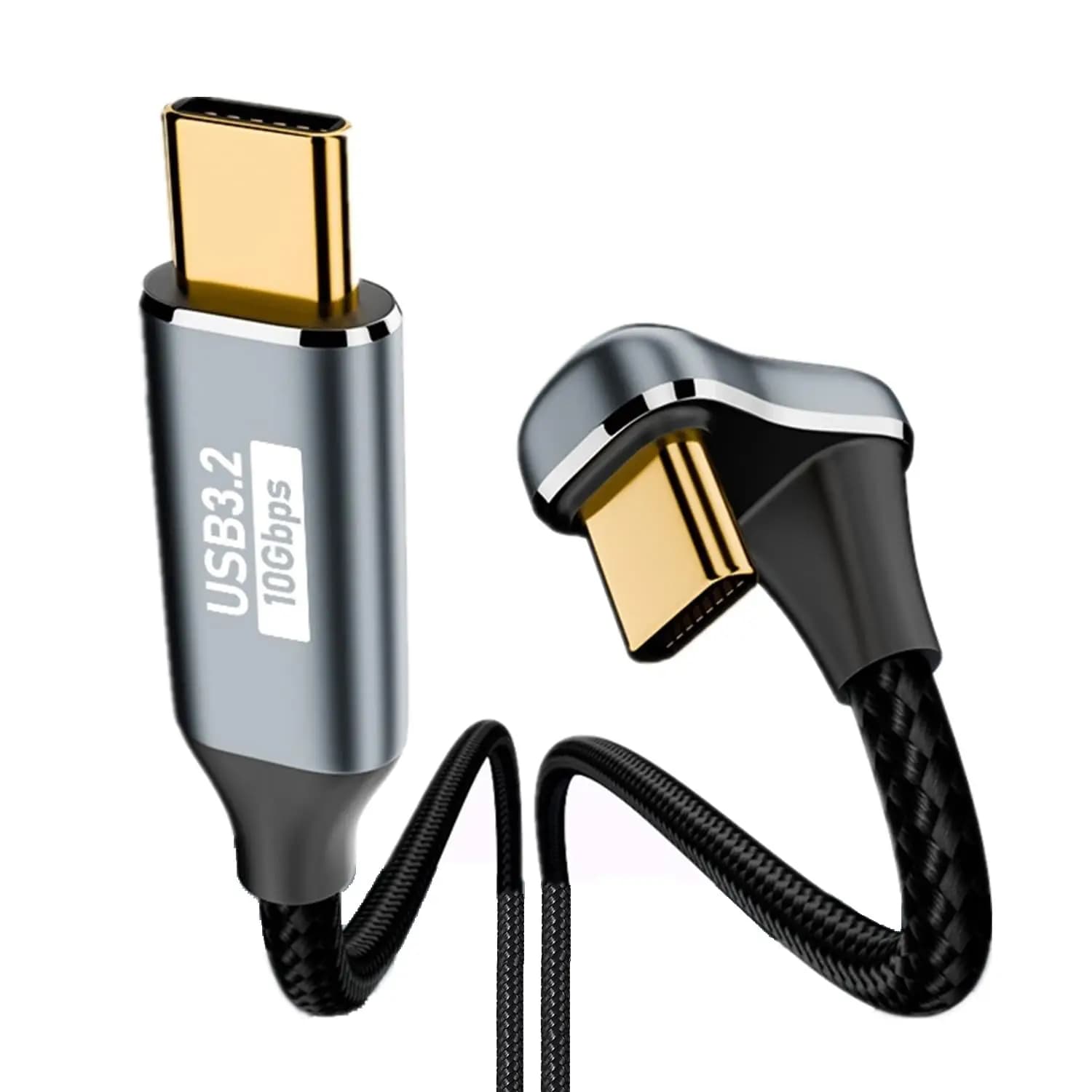 USB Display Cable 3.2 C to C 10 Gbps 4K to 60 Hz 90/180 degrees PD 100 W for portable VR phone switch