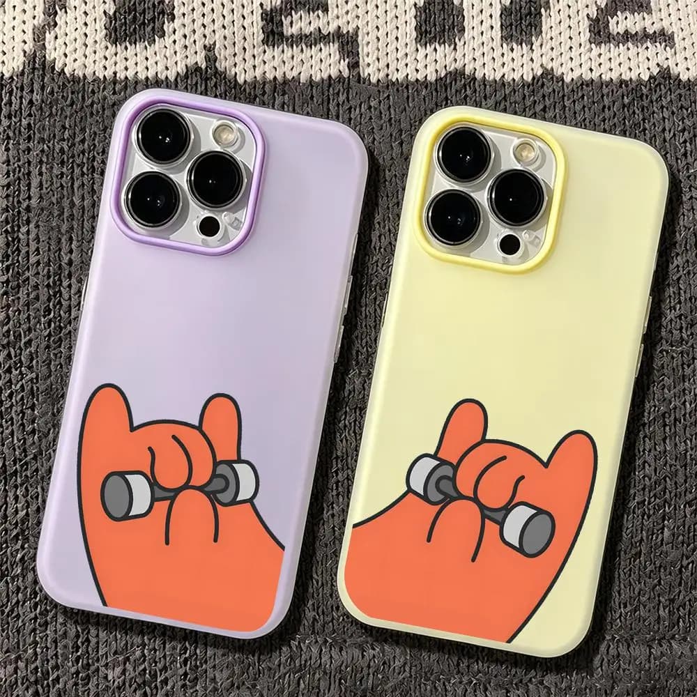 W-wage slave Phone Case Jelly like 2 in 1 dual-layer dopamine phone case, compatible with iPhone 17/16/15/14/13/12