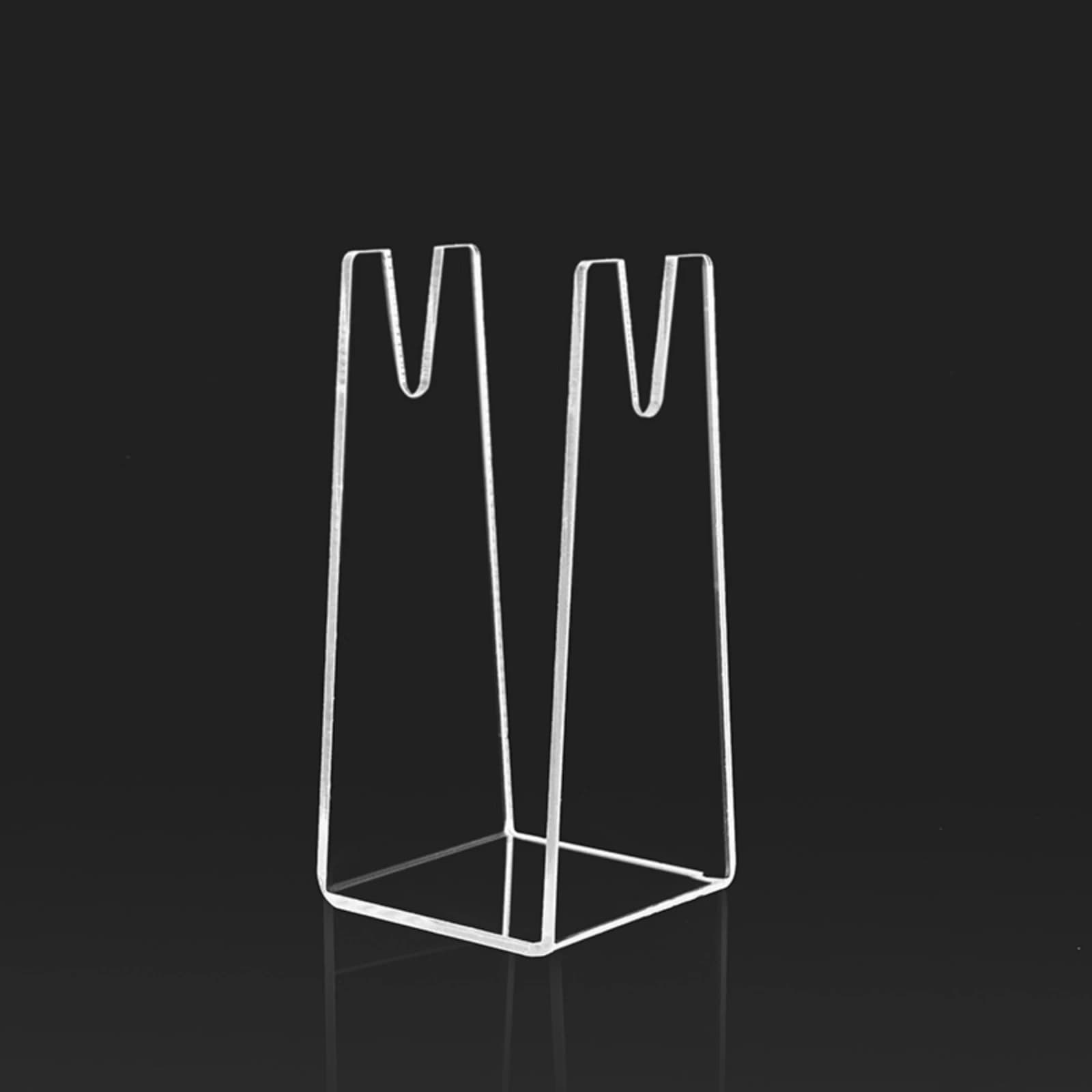 Table Tennis Racket Stand Open-Frame Table Tennis Paddle Display Stand Table Tennis Paddle Holder Transparent Sports Gear Sturdy