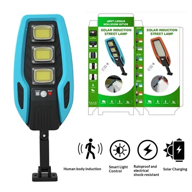 LED Solar Lights Outdoor Garden Street Light With Motion Sensor and Remote Control Waterproof Wall Light for Garage Floodlight