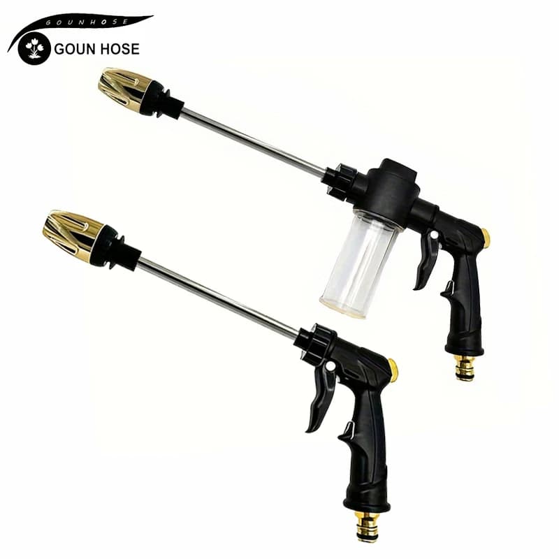 High Pressure Water Gun for Car Wash, External Motor Cleaning, Foam Cleaning, Garden Pipe Nozzle, Garden Shower