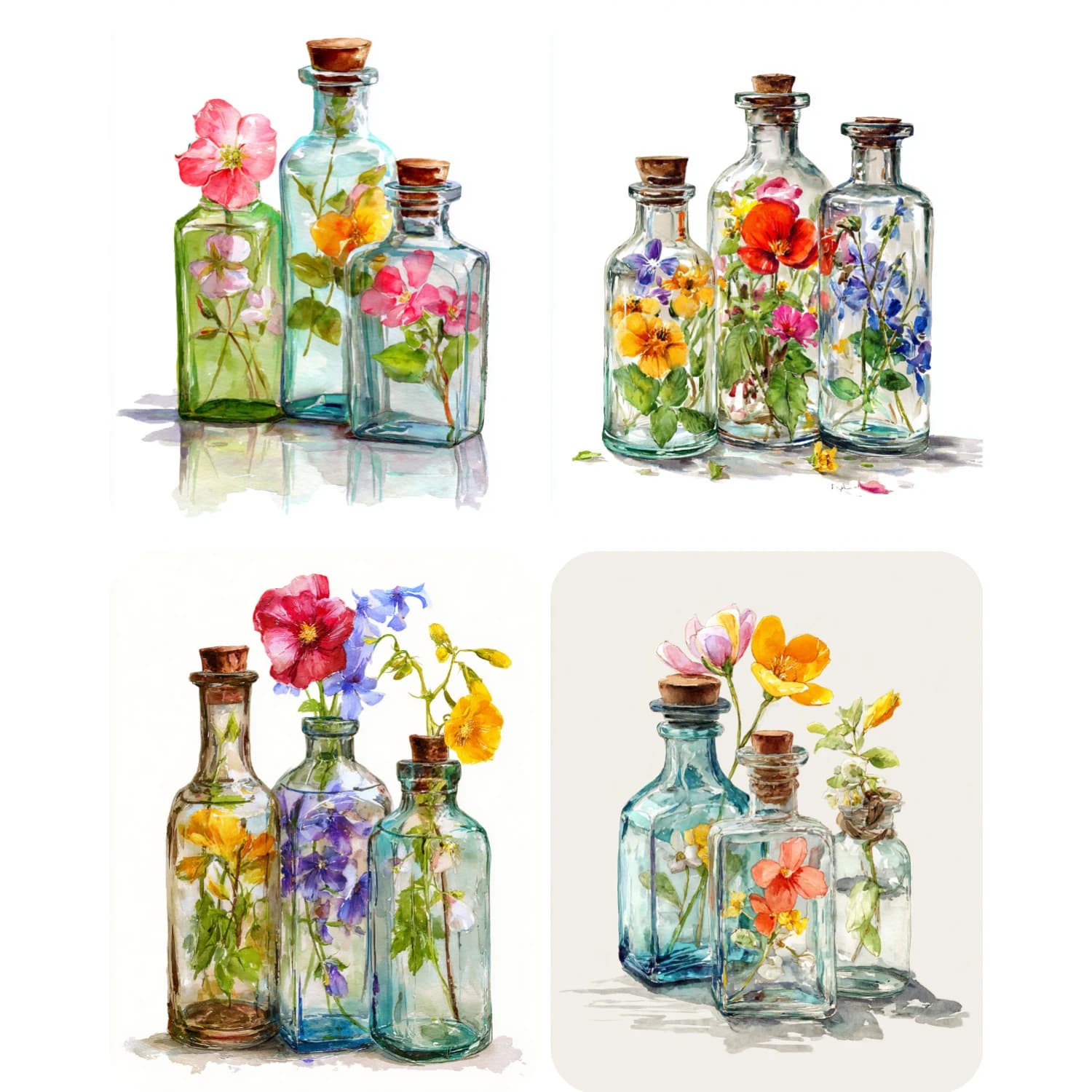 1pc frameless Hand Paint Artistic vase flower arrangement Painting By Numbers Kit DIY Acrylic Artwork Canvas Art Gift Home