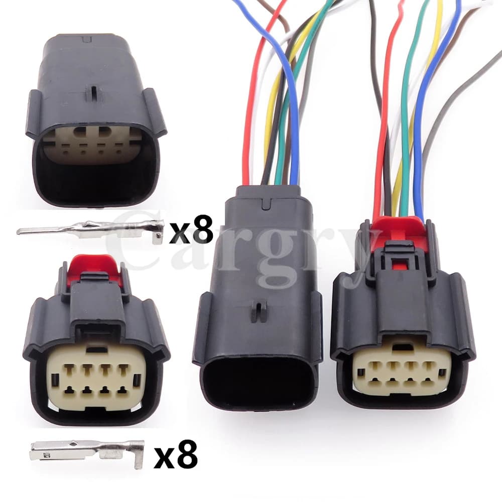 1 Set 8P 33482-4801 Car Male Female Docking Sealed Connector Automobile Engine Wiring Harness Plug 33472-0801