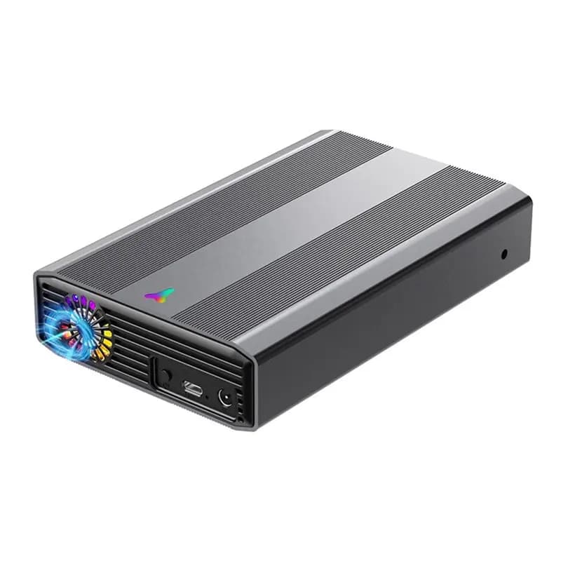 Case per HDD A08E da 3,5 pollici, adattatore SATA a USB 3.1 Type-C, custodia esterna per hard disk da 2,5 e 3,5 pollici, custodia per SSD/HDD per PC