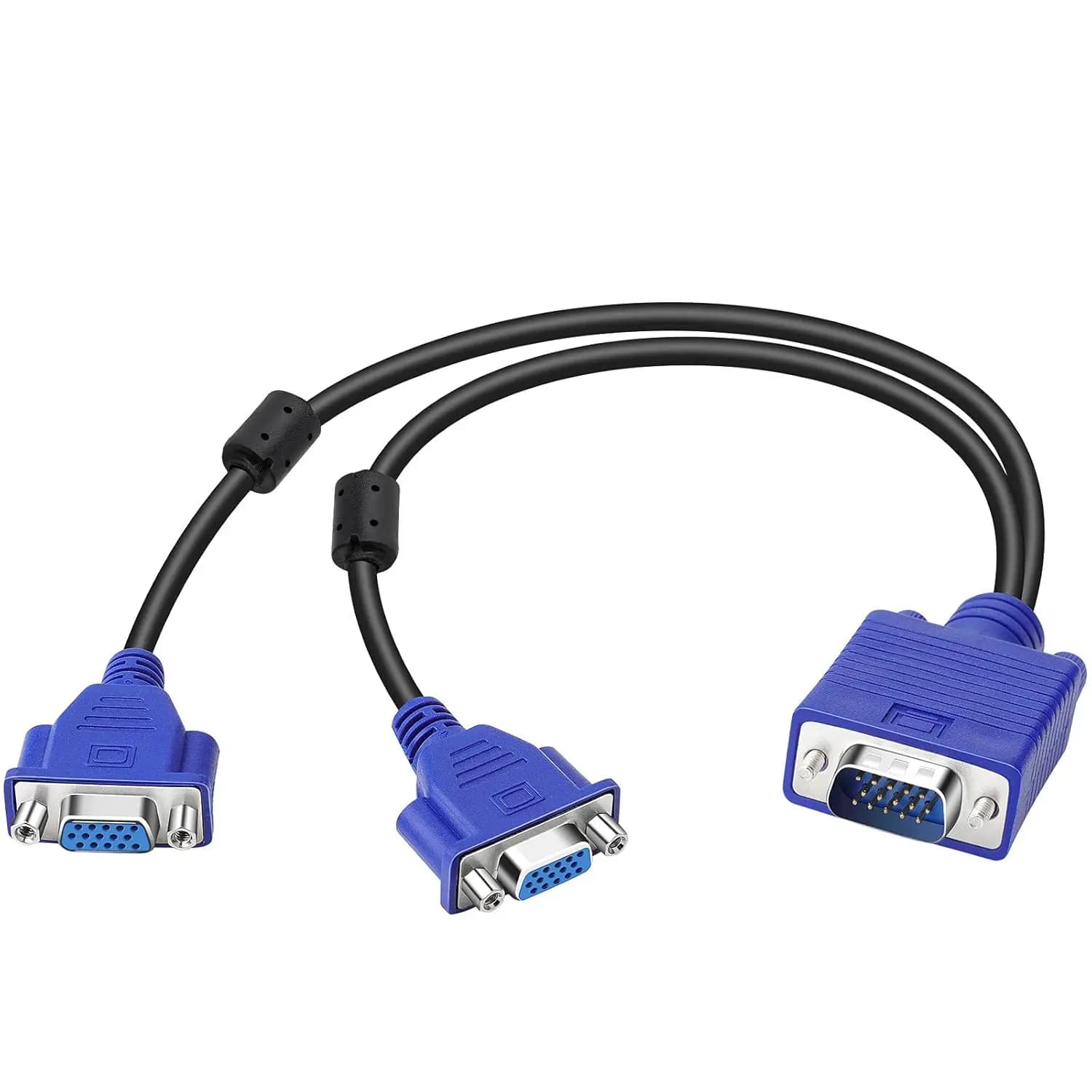 Cavo splitter VGA Y da 1 maschio a 2 femmine per la duplicazione di due monitor