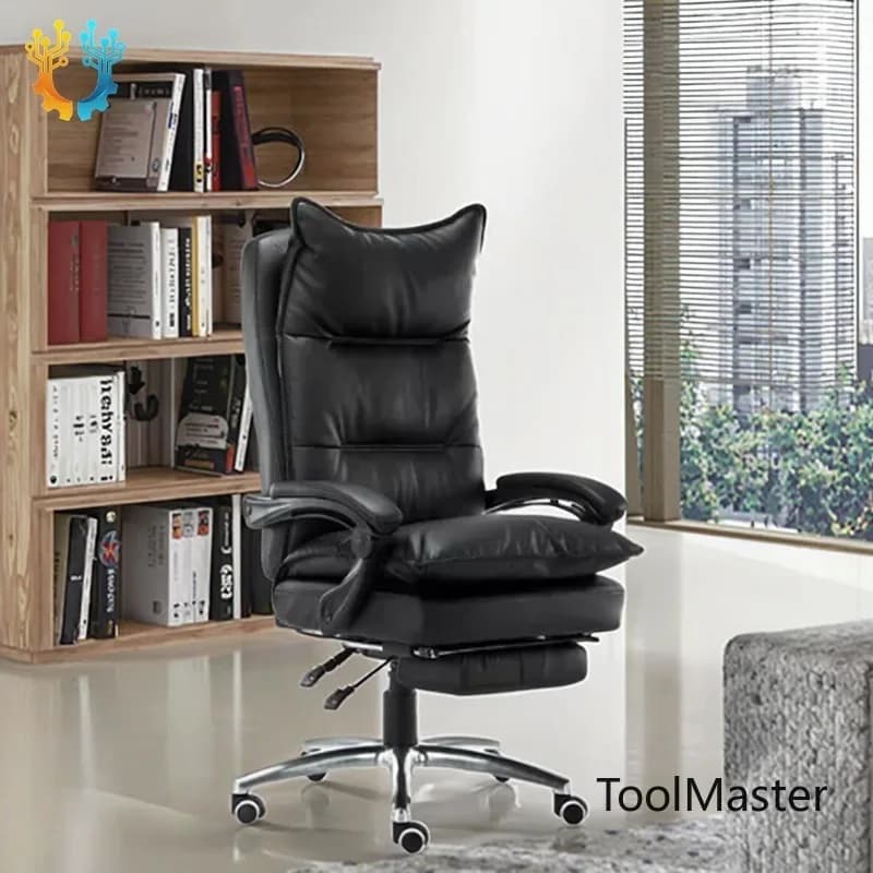 [2026] Sedia da Ufficio Direzionale Ergonomica Moderna con Poggiapiedi, Supporto Lombare, Massaggio in Pelle, Estensibile, per la Salute del Manager - Vendita all'Ingrosso