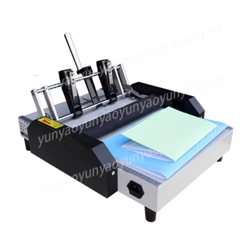 Electric Coated Paper Book Origami Folding Machine Medium Seam Automatic Binding Paper Creasing Processing Equipment