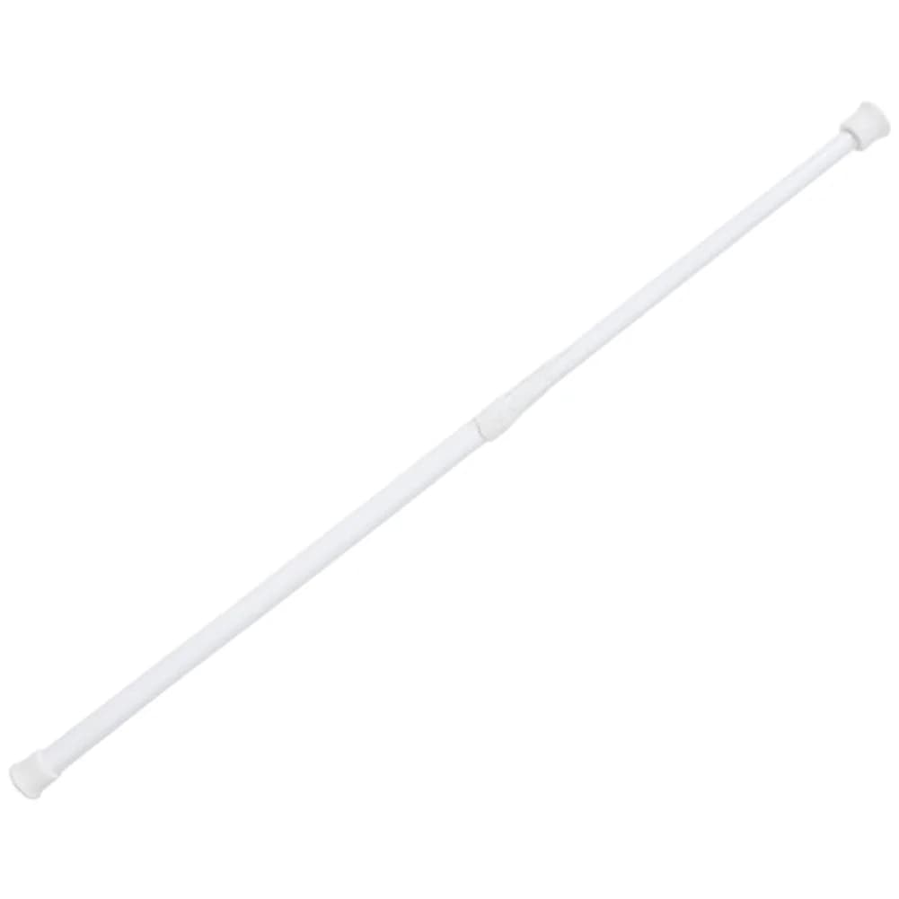 Adjustable Tension Rod No Drill Installation Transparent Telescopic Pole For Curtain Clothes Hanging Bathroom Kitchen Organizati
