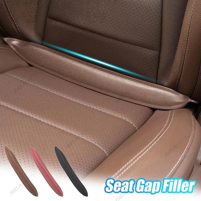 ISGTDRM Plug-In Car Seat Gap Filler Elastic Polyurethane Seat Crevice Filling Strip Universal Seat Blocker Prevent Dropping