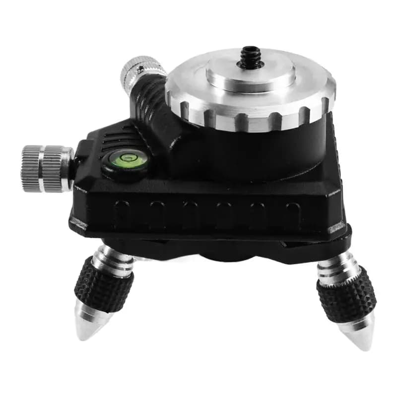 Supporto per treppiede in metallo per livella laser a rotazione regolabile A36T, base a rotazione 360° per interfaccia da 1/4 di pollice
