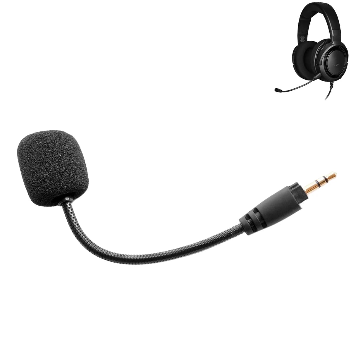 Replacement Game Mic for Corsair HS35 Gaming Headset, PS4 Pro PS5 Xbox One X Computer PC Microphone Boom