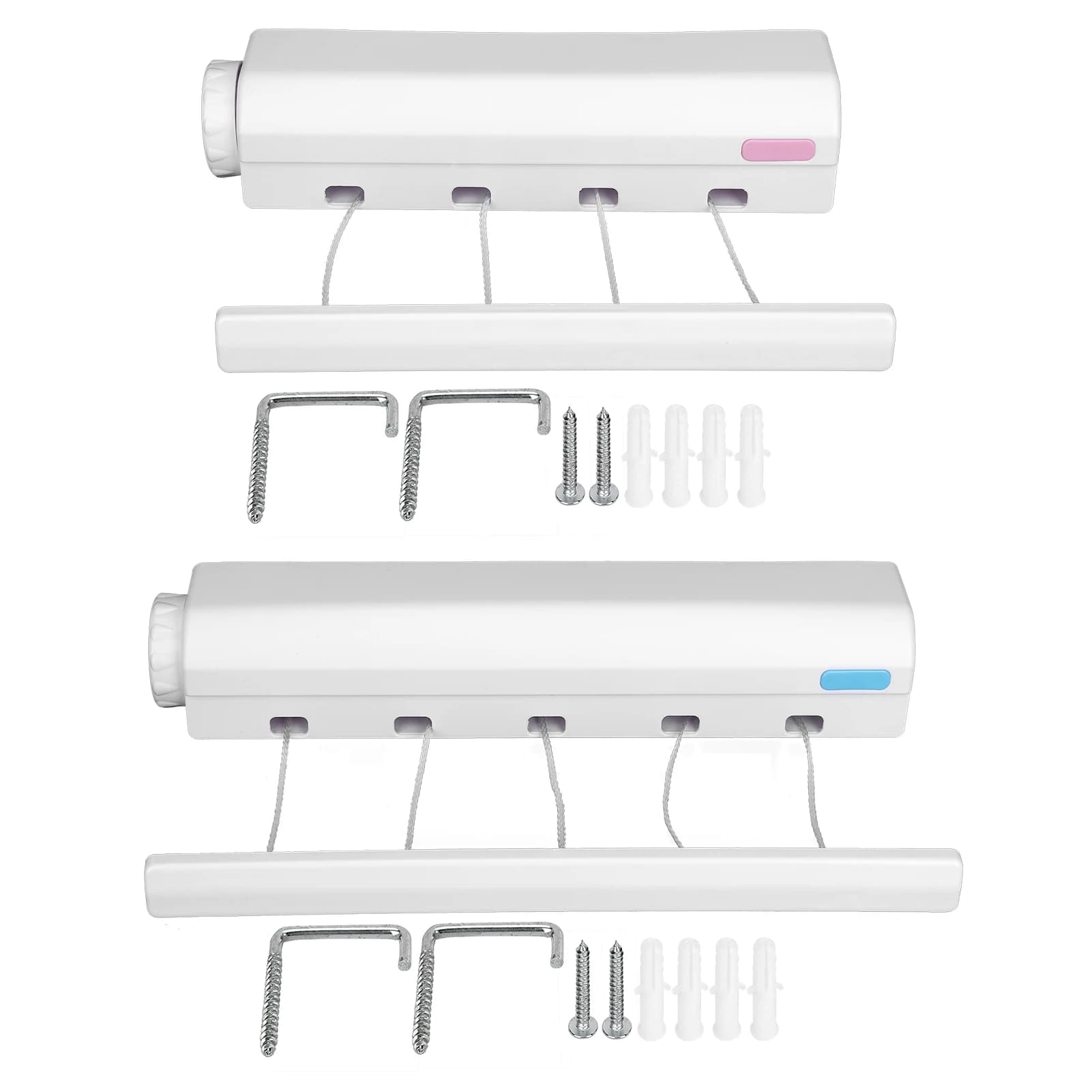 Clothes Line Telescopic Retractable Clothesline Clothes Drying Rope Hanger for Indoor Outdoor Supplies
