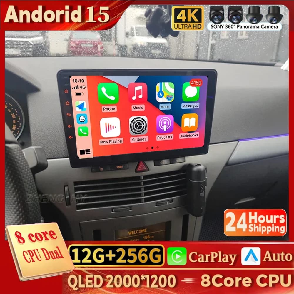 WIFI Per Opel Astra H 2006 - 2014 Autoradio Multimedia Video Player Navigazione stereo GPS Android 15 No 2din 2 din dvd