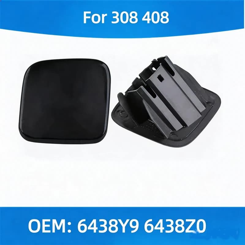 Per Peugeot 308 408: Coperchio pompa lavafari, copertura ugello lavafaro, getto lavafaro 6438Y9 6438Z0