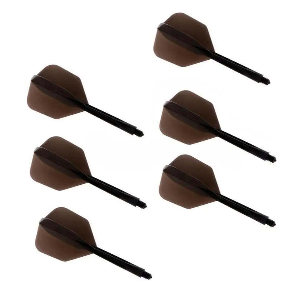 Set di alette professionali per freccette da 1/3/6 pezzi, con attacco a vite 2BA, alette in plastica durevole integrate per freccette soft tip elettroniche