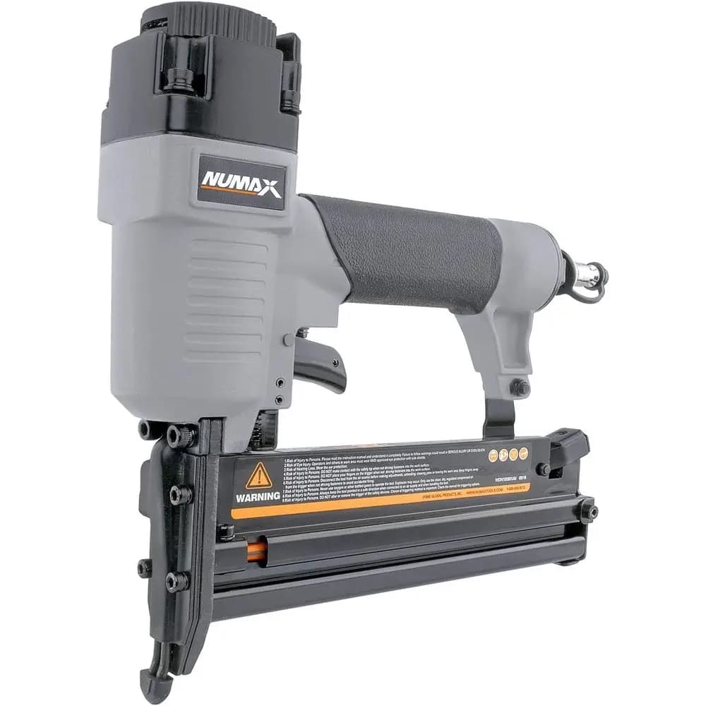 Chiodatrice Pneumatica 2-in-1 da 18 Gauge e Graffettatrice a Corona Stretta, Utensile Leggero per Finiture, Battiscopa, Fondo di Mobili e Fai-da-te