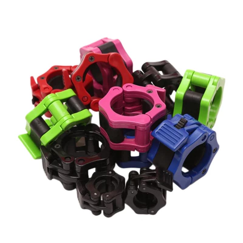 Clamps for quick release balancer from 25/50 mm Barbed collars with rotating block Clips for weight lifting and strength training