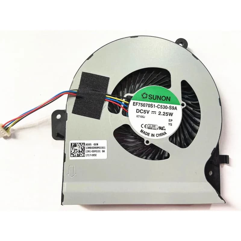 Ventola di raffreddamento originale per SUNON EF75070S1-C530-S9A per ventola di raffreddamento CPU ASUS GL502