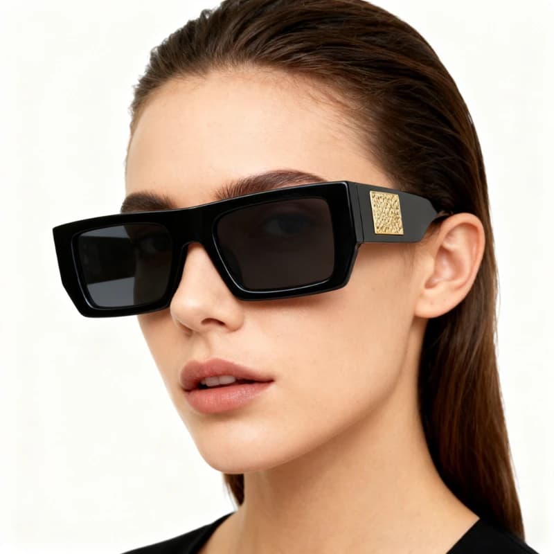 Men's Square Fashion Retro Fashion Sunglasses Vintage Sunglasses Branded Sunglasses For Business commuters Women's Men's Protective Glasses