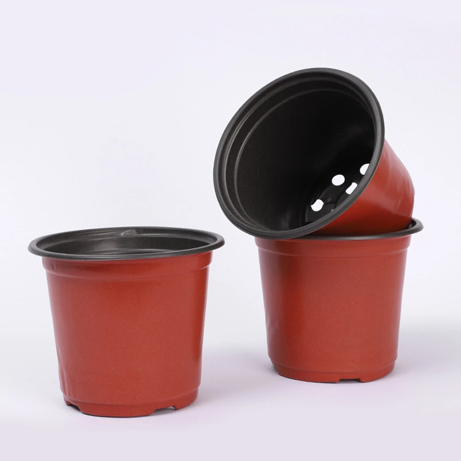 50/100PCS Plastic plant nursery tray Plant container for flowering plants for seedlings and vases for starting seeds for garden and balcony office furniture