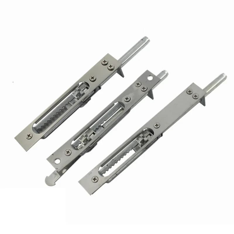 1PCS 6-inch/7-inch/8-inch Toothed Lock Anti-theft Door Concealed Lock Invisible Stainless Central Control Iron Pin Female Door