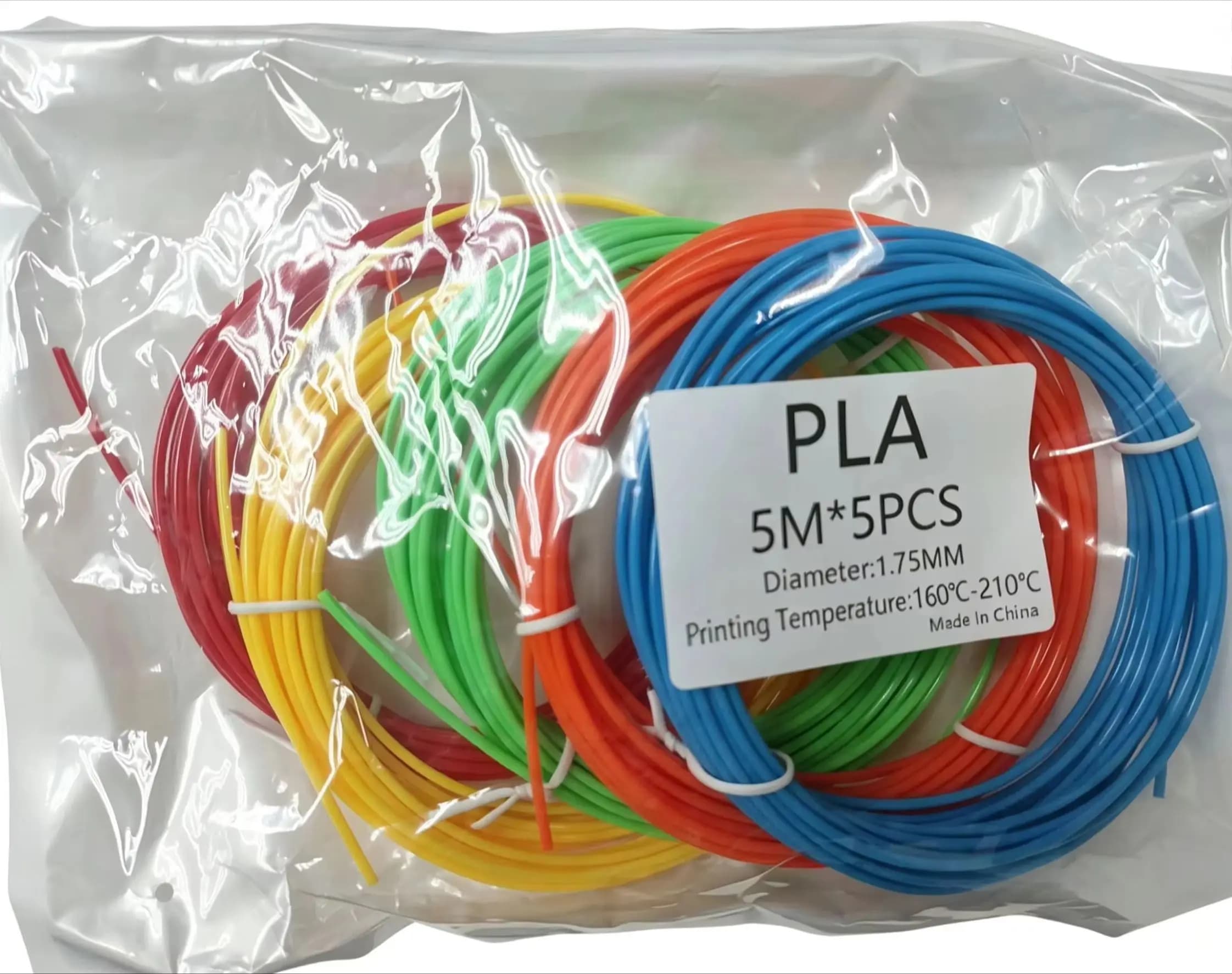 Filamento PLA 1.75mm, Ricarica Filamento PLA per Penna 3D, Adatto per Stampanti 3D e Penne per Stampa 3D, Filamento PLA per Penna 3D