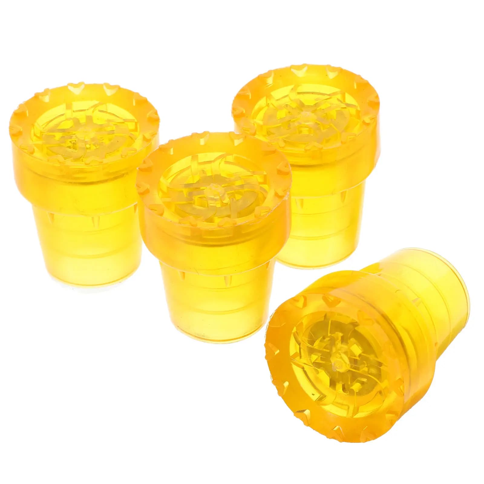 4Pcs Wear-Resistant Crutch Tips Nonskid Cane Feet Covers Replacement for Hiking Trekking Walking Poles Cane Tips