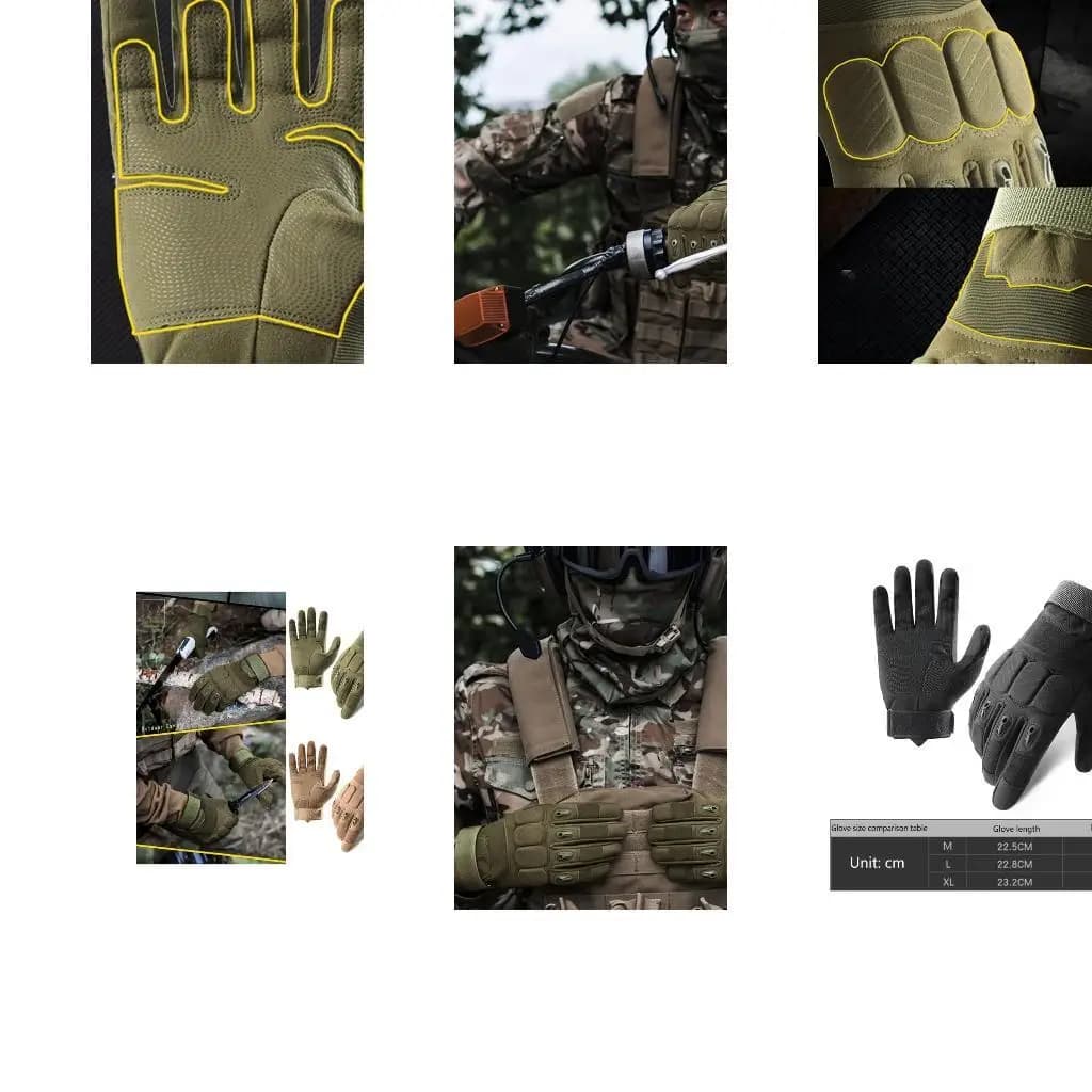 R6FE touchscreens guanti ciclisti guanti a dito pieni guanti da ciclismo tatticamente