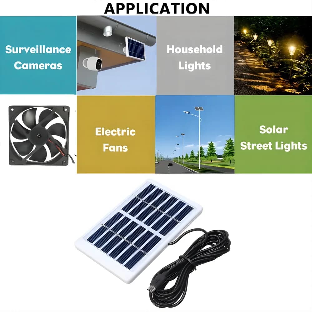 Mini pannello solare da 12 W 6 V Caricatore monocristallino USB Modulo di alimentazione fai-da-te con cavo da 11827 pollici per policristallino esterno