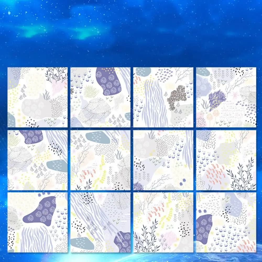 Handcraft Multicolor Creativity Exercise Sakura Paper-cut Double Sides Origami Paper Craft paper Folding Paper Art Material