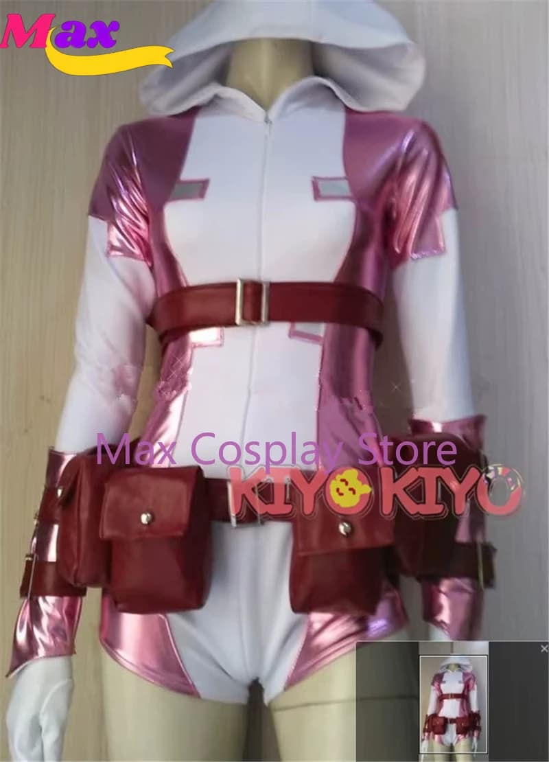 Max Cos Anime Cosplays Gwenpool Costume Cosplay Tuta Taglia su misura