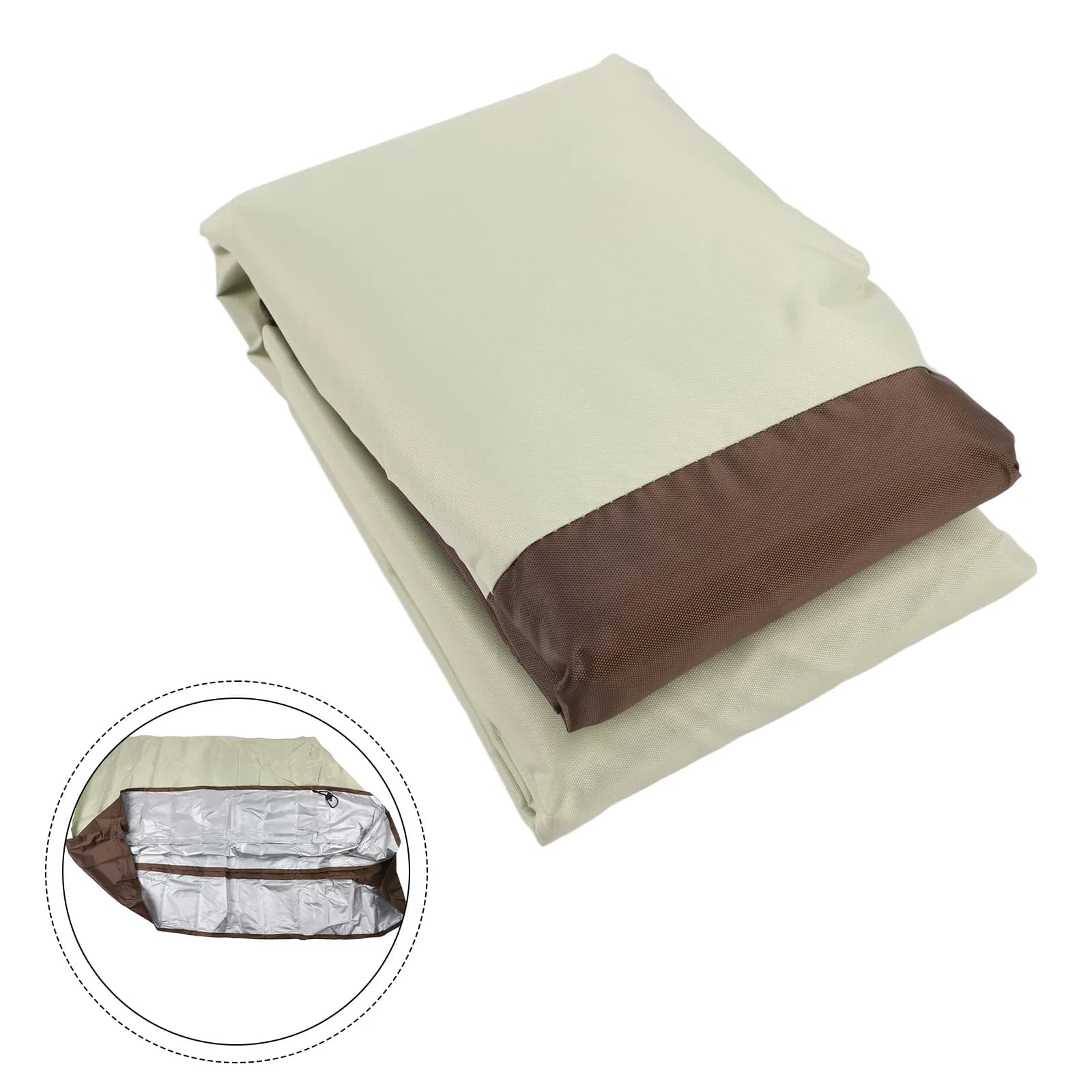 Premium Outdoor Sofa Cover for Patios 210D Oxford Cloth with Double Needle Stitching for Enhanced Weather Resistance