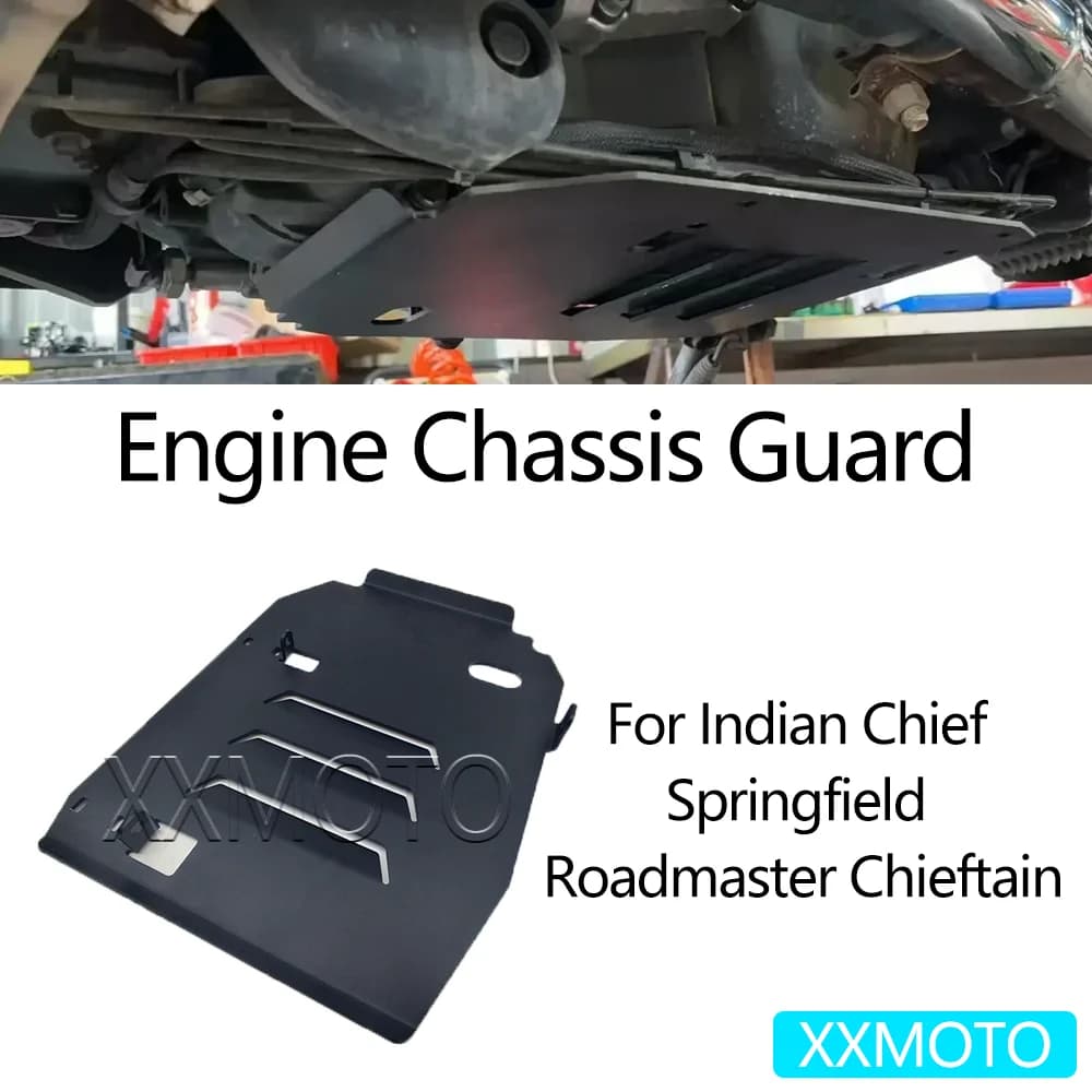 Per il capo indiano Springfield Dark Horse 2016-2024 Moto Piastra Paramotore Motore Telaio di Protezione Della Copertura Base Parafango Parafango Copertura