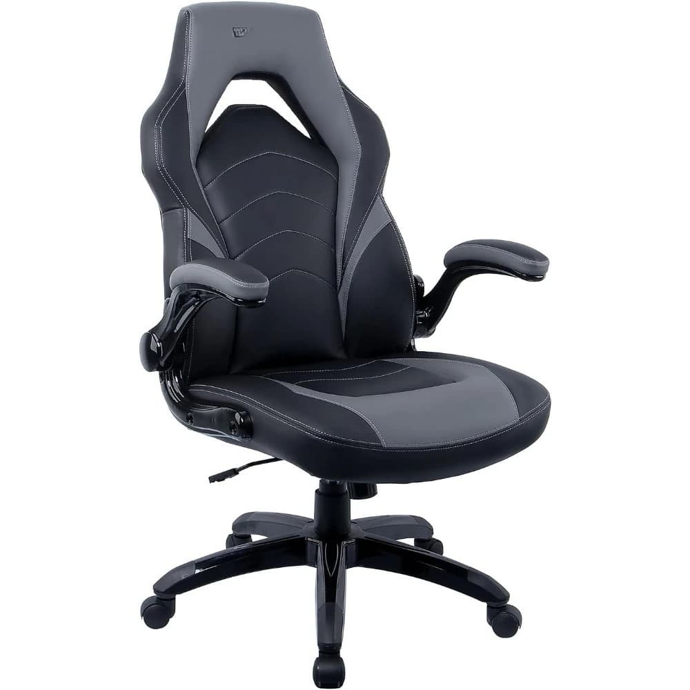 Sedie da Gaming, Sedia da Computer con Poggiapiedi e Supporto Lombare, Sedia da Gioco Regolabile in Altezza con Rotazione a 360° ° Sedile Girevole e Poggiatesta