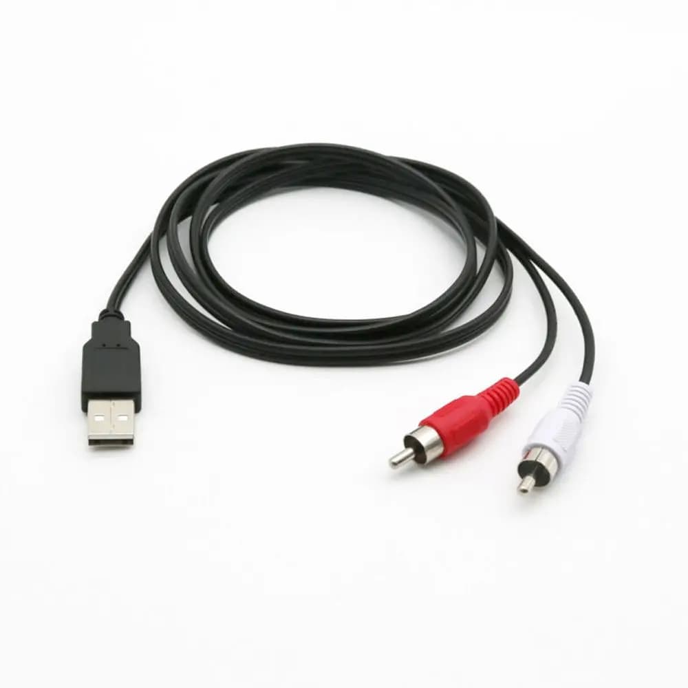 Spina maschio Cavo di prolunga USB maschio a RCA maschio femmina Cavo audio Cavi di prolunga video Cavo USB femmina a RCA maschio