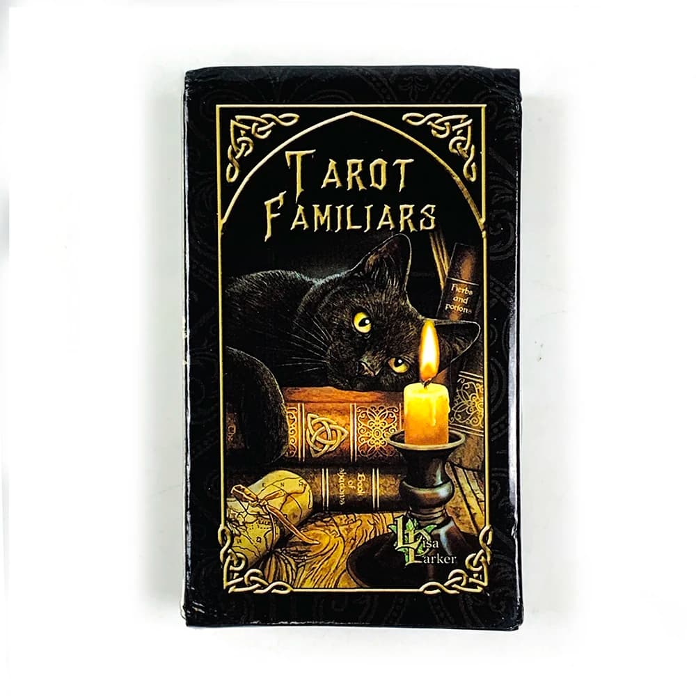 Tarot Familiars Game Cards 78 Card English Edition Divination Cards Game Mystical Animal Spirit Deck, Perfect for Witchcraft