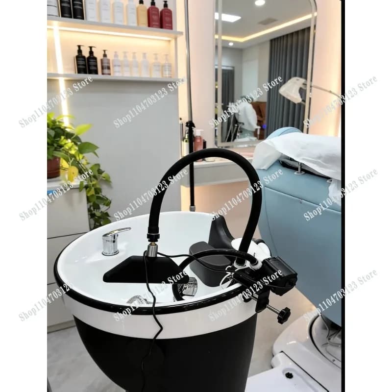 Accessori per Tubazioni di Circolazione dell'Acqua per Letti Shampoo con Strumento per Terapia della Testa, Ugello a Temperatura Costante Thai Tee