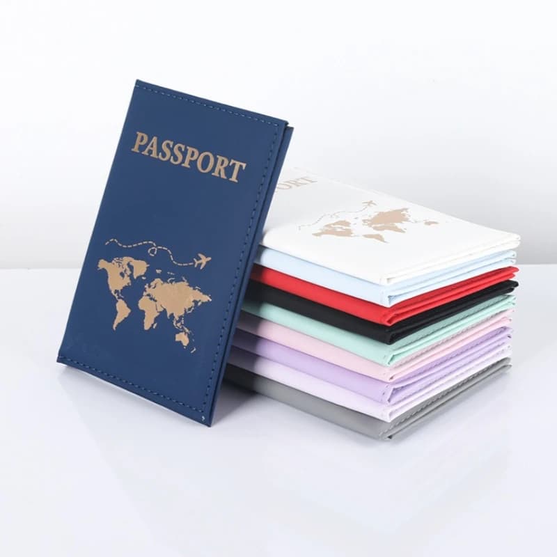 Custodie per Passaporto da Viaggio per Donne e Uomini, Porta Carte Protettivo, Porta Carte di Credito da Viaggio, Porta Documenti e Passaporti