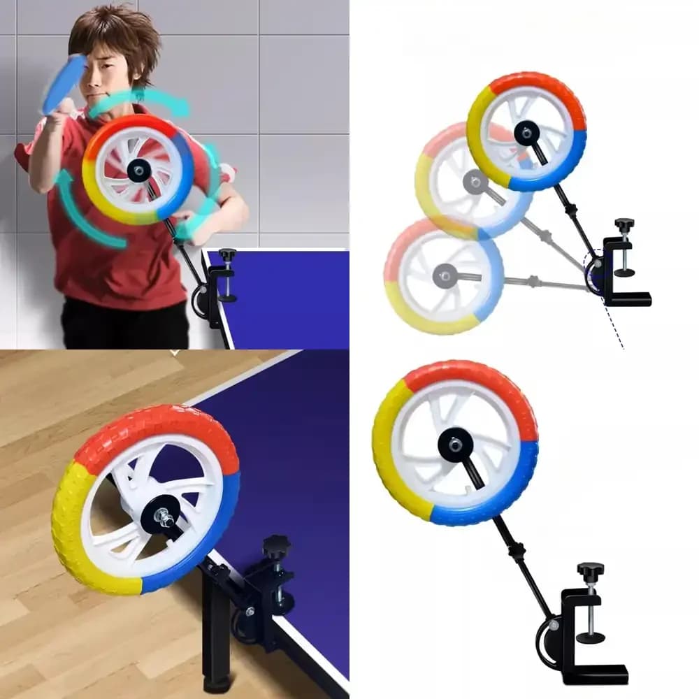 WAP01 Allenatore di Ping Pong Regolabile per Pratica Individuale, Dispositivo di Allenamento Stabile per Palline da Ping Pong, Portatile per lo Sport