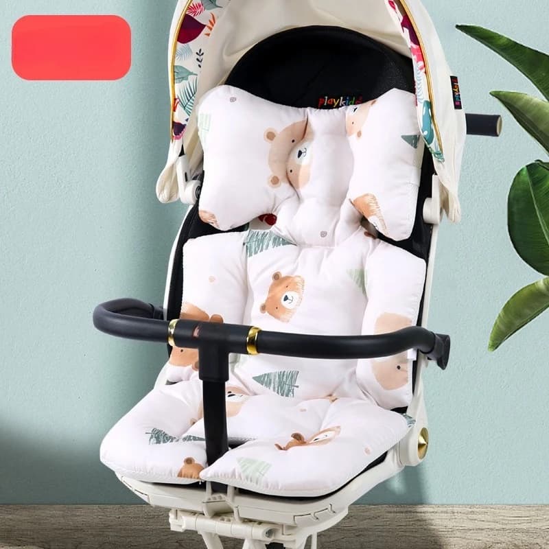 Tappetino per passeggino in cotone autunno/inverno, cuscino morbido per passeggino e seggiolone
