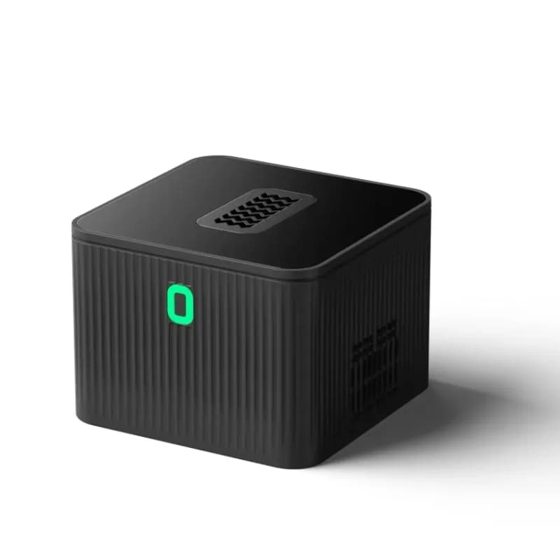Purificatore d'aria senza filtro Generatore di ioni negativi a basso rumore per auto da camera da letto Elimina il fumo Piccoli purificatori d'aria
