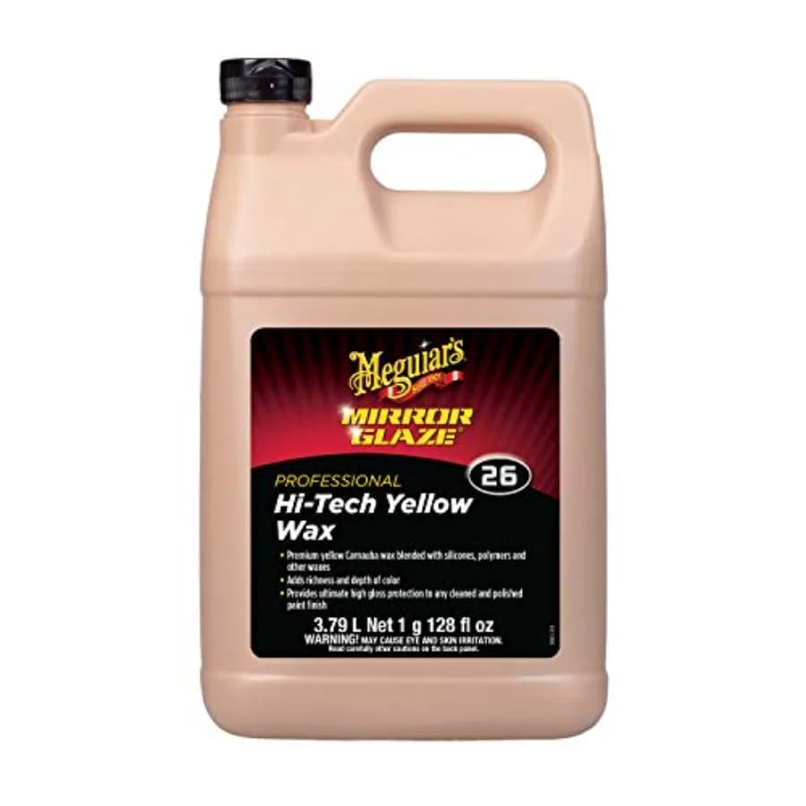 Cera Gialla Hi-Tech Professionale Meguiar's M2601, Cera Liquida Versatile per Auto che Offre Protezione Durevole della Vernice, Colore Intenso e Lucentezza