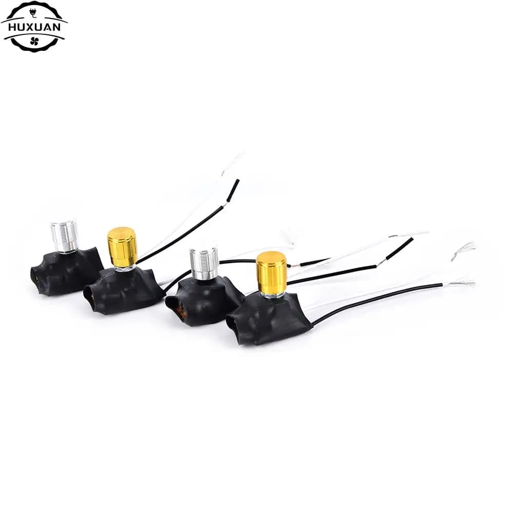 2 vie 220V 1A/3A Oro/Tono Argento Lampada Da Tavolo Full Range Dimmer Rotary Switch