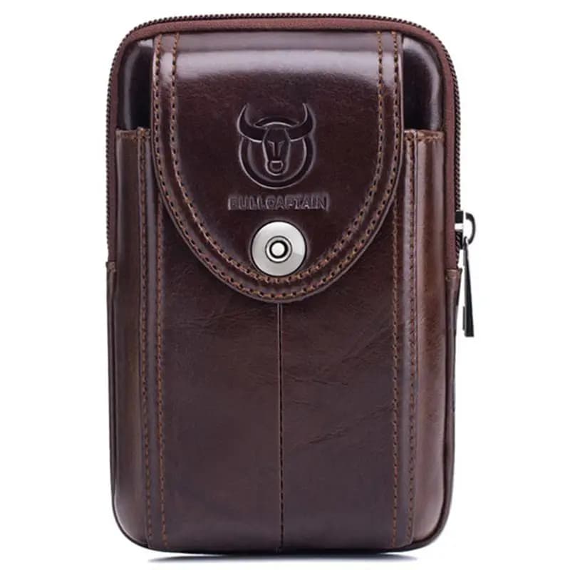BULLCAPTAIN marsupio da uomo in pelle con cintura marsupio Molle piccolo marsupio