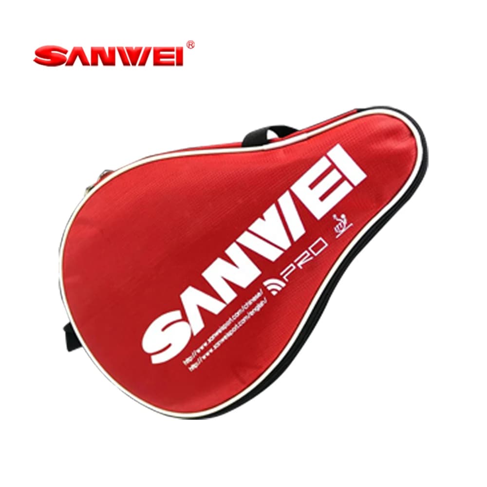 Original SANWEI 3302 Gourd Racket Set Table Tennis Racket Set High-end Accessories Full Bat Bag