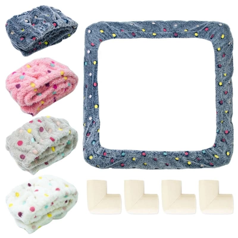 Tufting Frame Cover Convenient Rugs Hooking Frame Cover for Punch Needle Gripper Strips Frame 25x25cm/40x40cm Y5GB