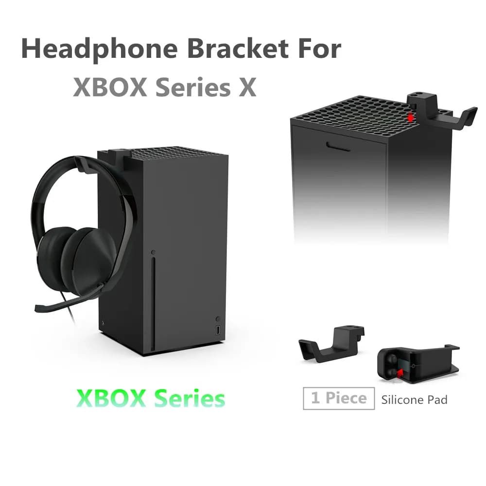 Accessori XboxSeriesX Gancio per supporto per cuffie per XBOX Series X Gancio per cuffie da gioco per staffa di archiviazione Xboxseries X