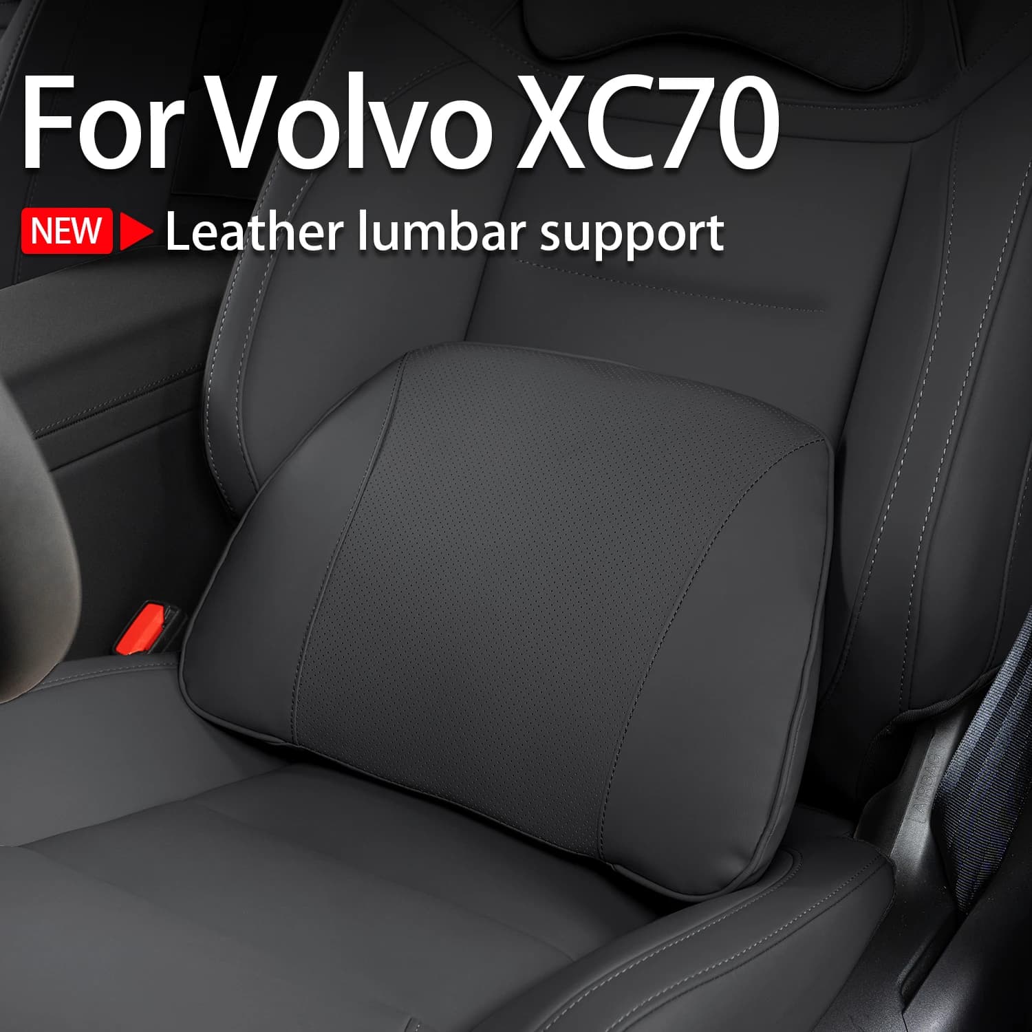 For Volvo XC70 XC60 XC90 XC40 V90 V60 S60 S90 leather Neck Pillow lumbar support headrest Seat Cushion Car Interior Accessories